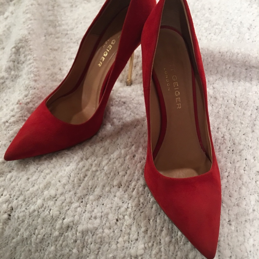 Kurt Geiger London red nude 37